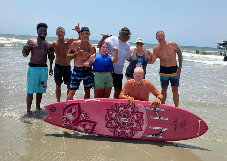 Stoked to partner with the Adaptive Surf Project in SC on occasion to build custom boards for some really cool humans.