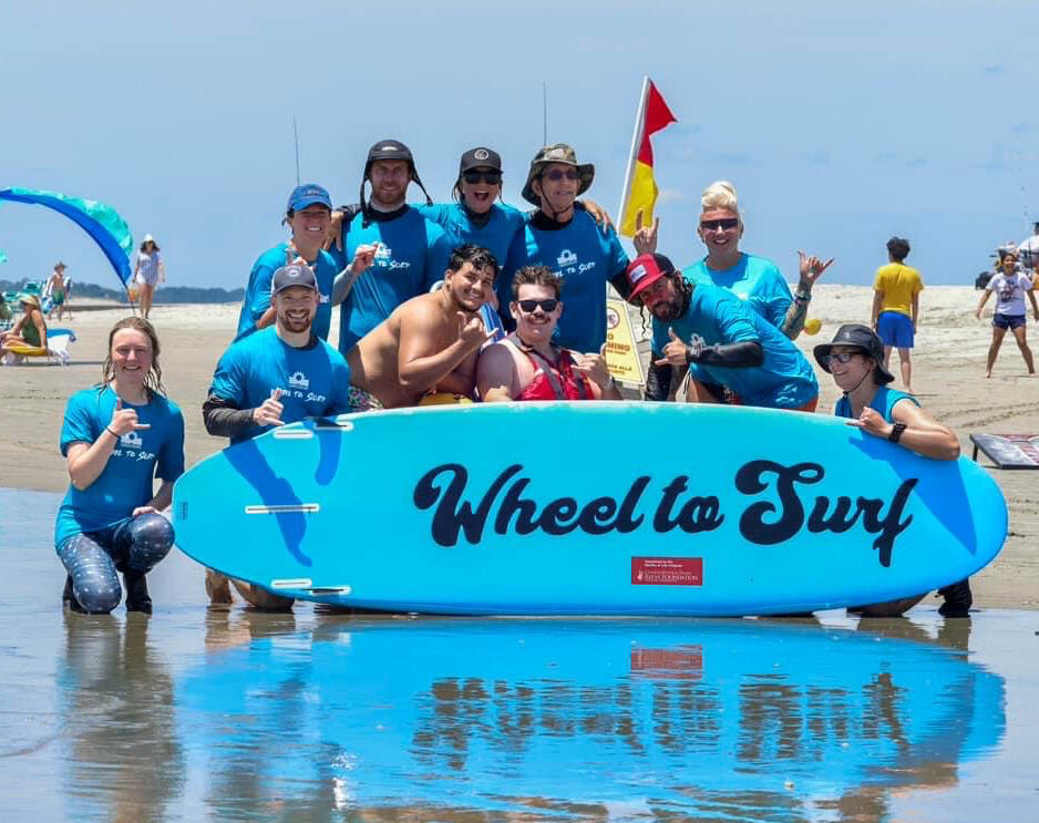 Stoked to partner with the Adaptive Surf Project in SC on occasion to build custom boards for some really cool humans.