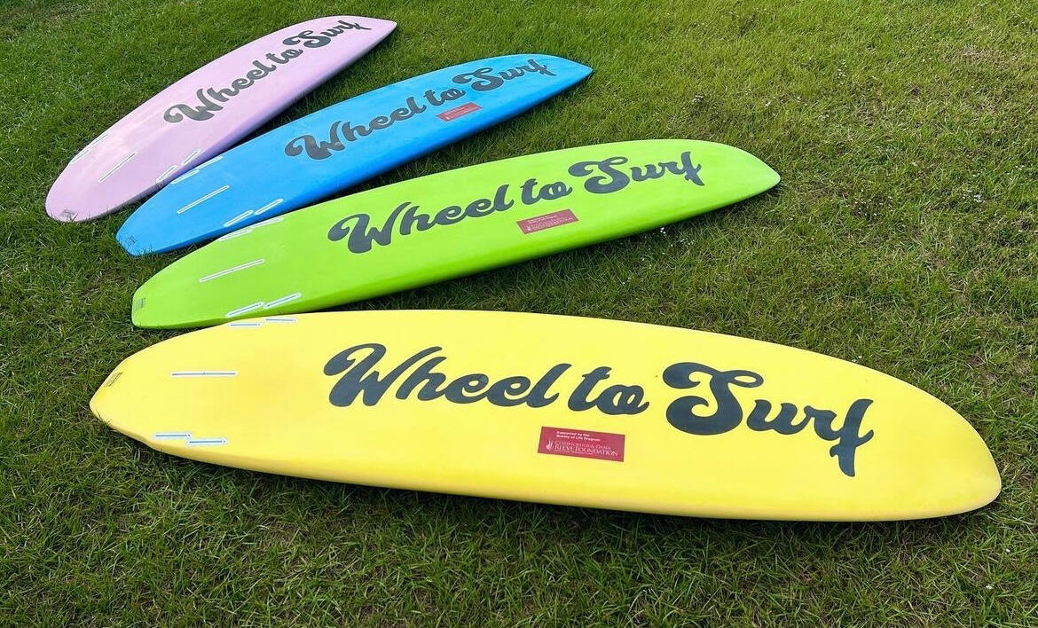 Stoked to partner with the Adaptive Surf Project in SC on occasion to build custom boards for some really cool humans.