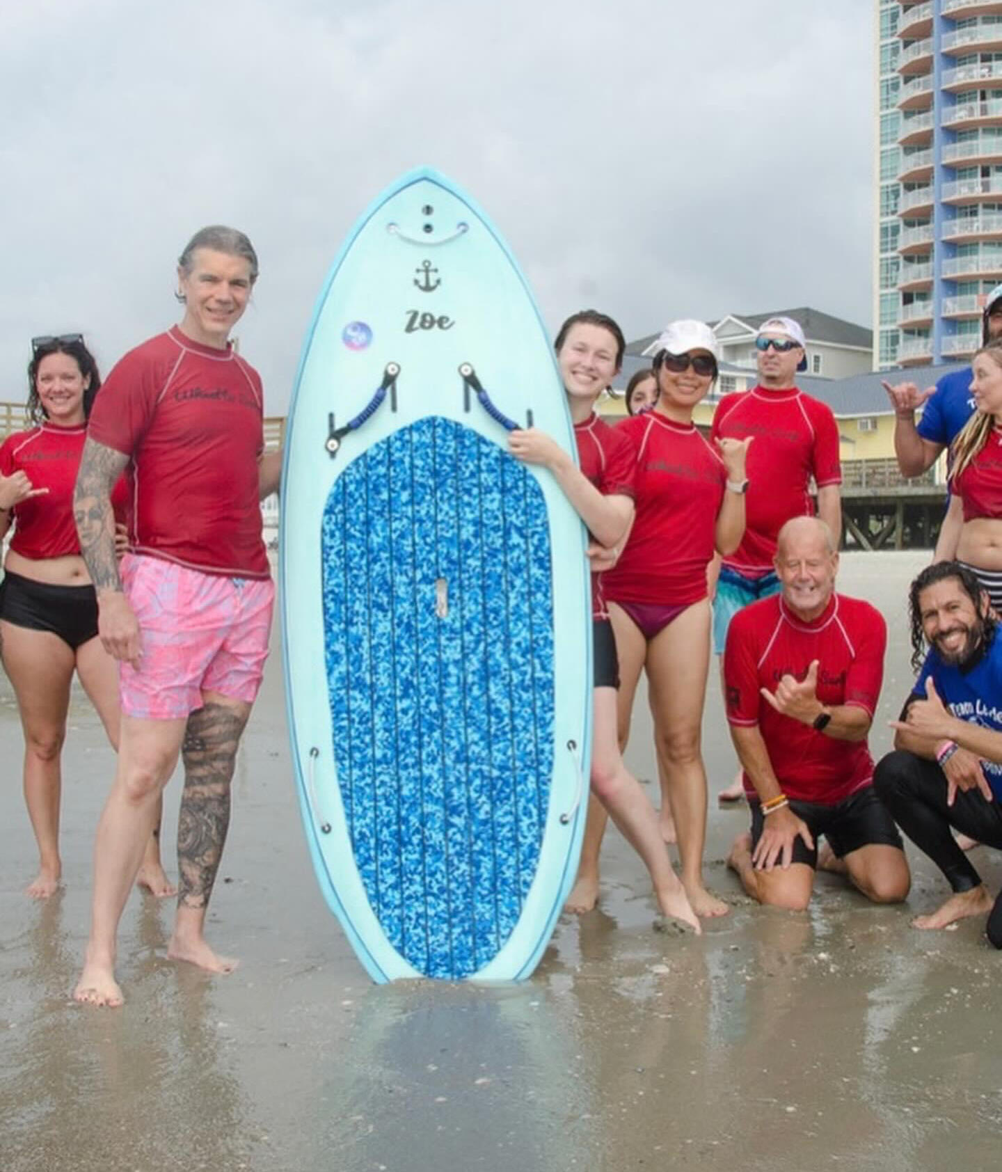 Stoked to partner with the Adaptive Surf Project in SC on occasion to build custom boards for some really cool humans.