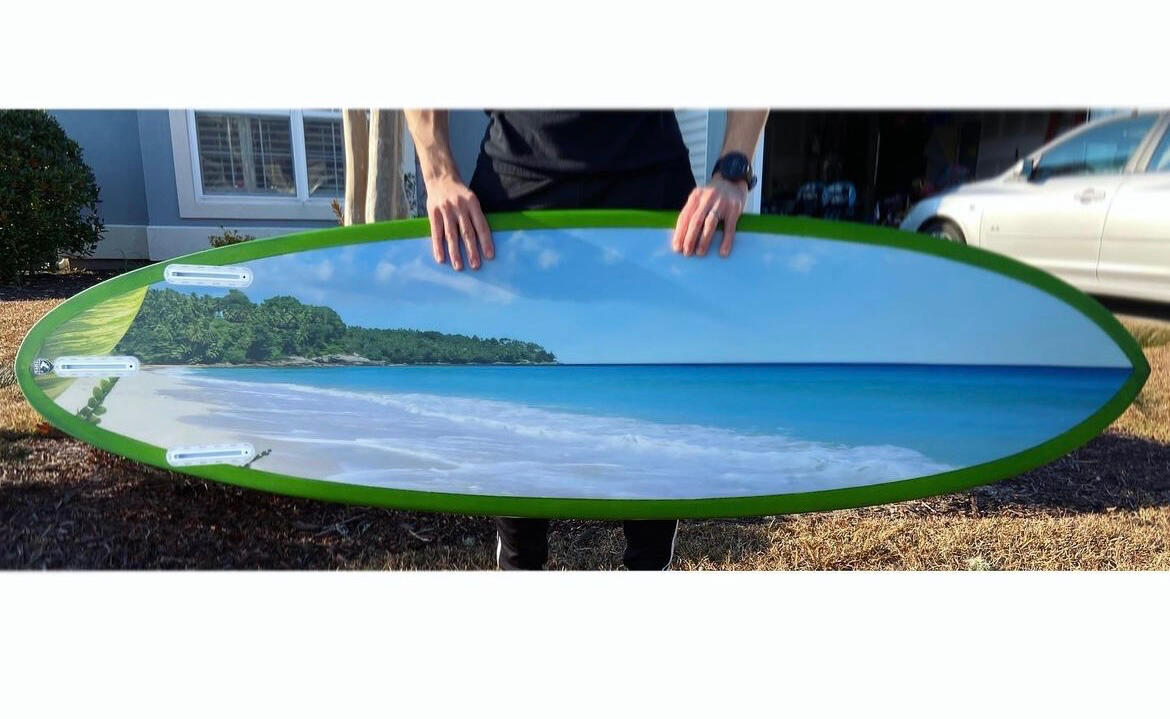 Stoked to partner with the Adaptive Surf Project in SC on occasion to build custom boards for some really cool humans.